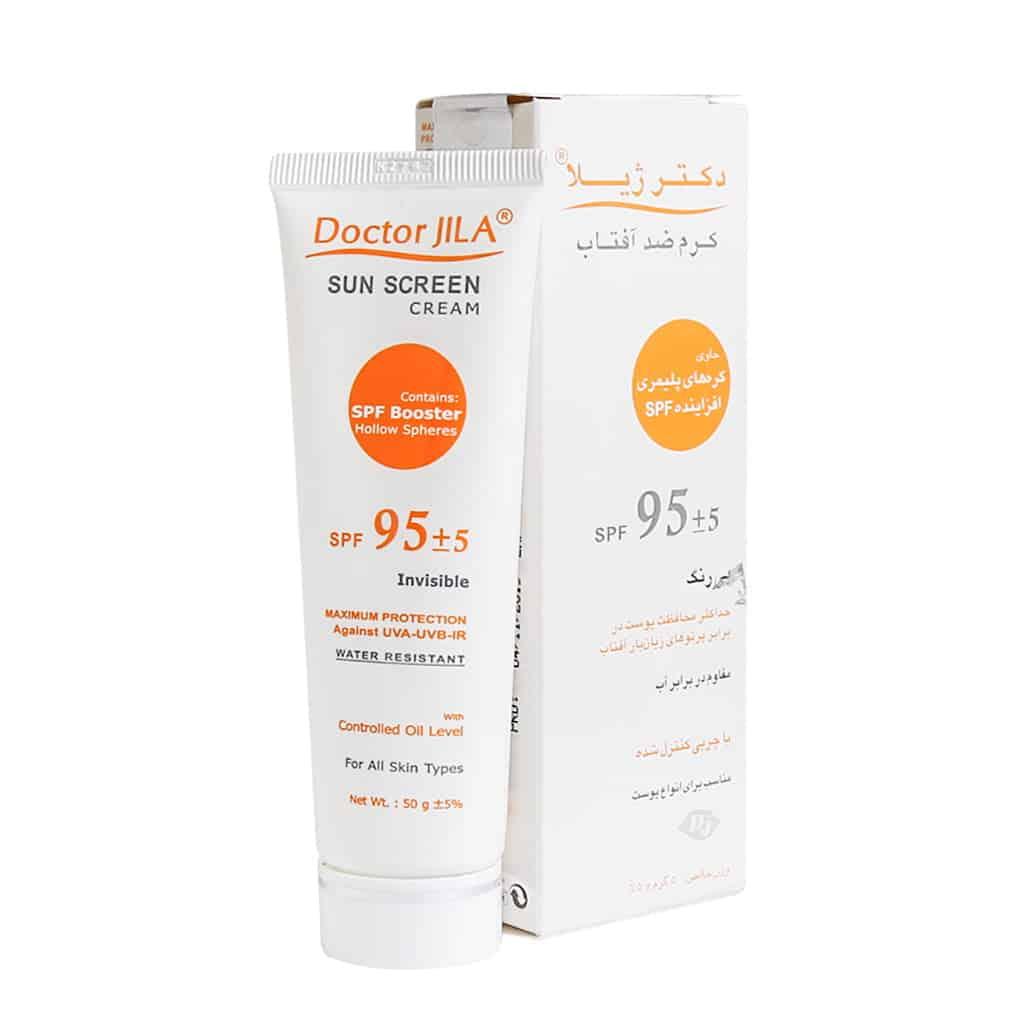 spf 95 کرم ضد آفتاب دکتر ژیلا - تصویر 1