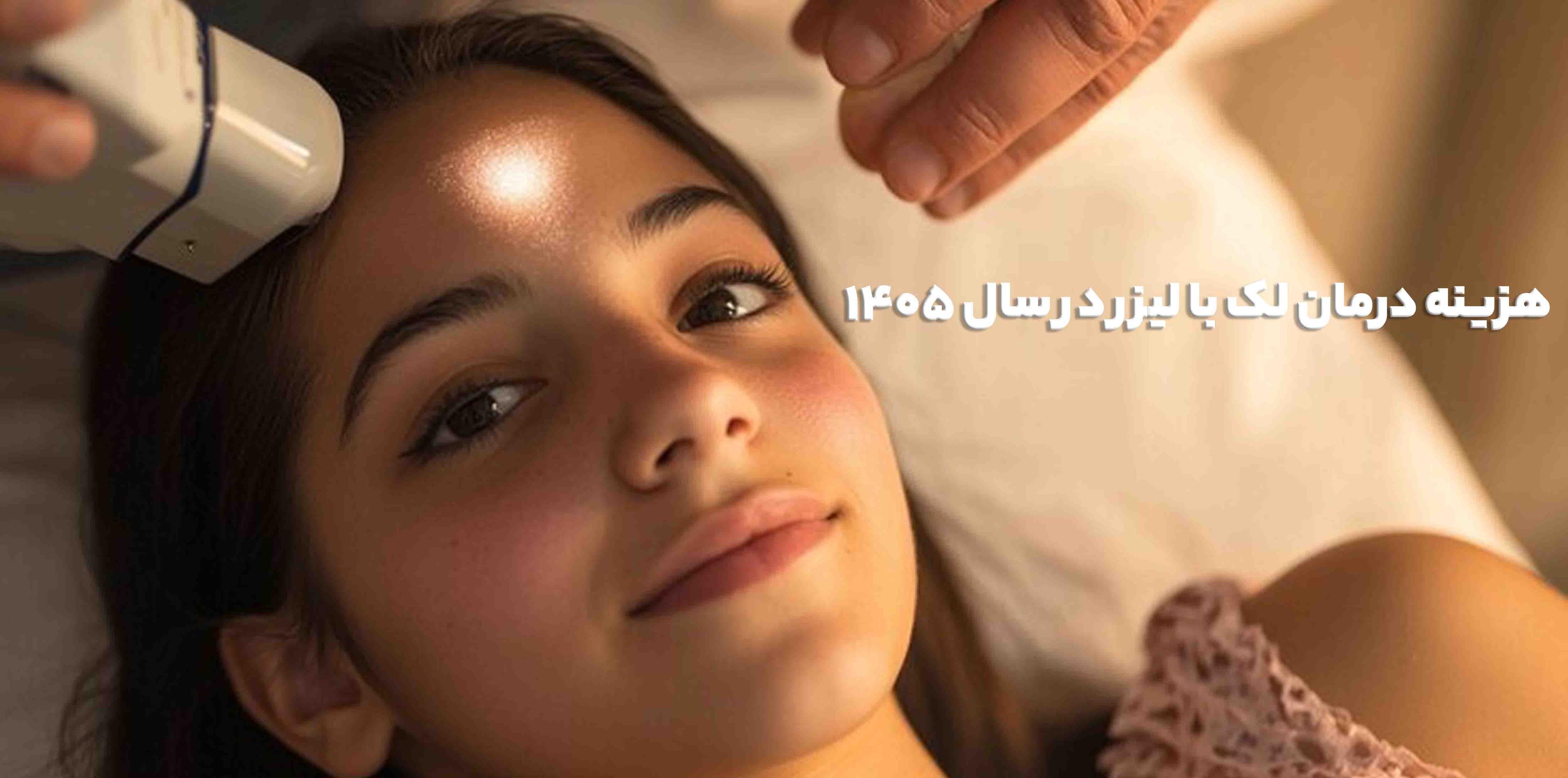 هزینه درمان لک با لیزر در سال ۱۴۰۵